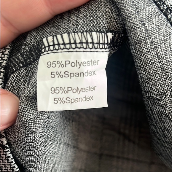 Kate Kason Black and White Mini Plaid Skirt 2X - Picture 7 of 7